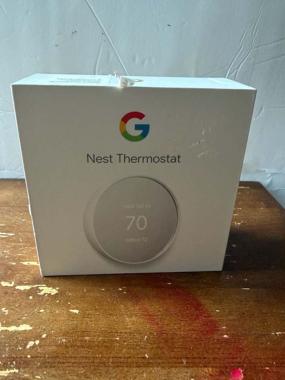 Google Nest Smart Thermostat Snow - GA01334-US